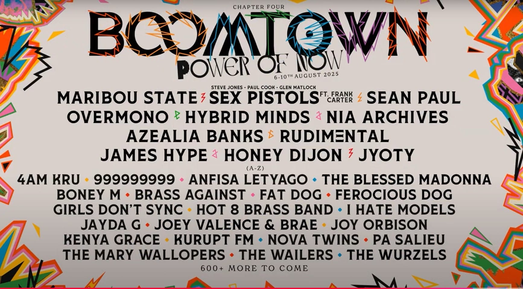 Boomtown reveals first lineup poster for 2025