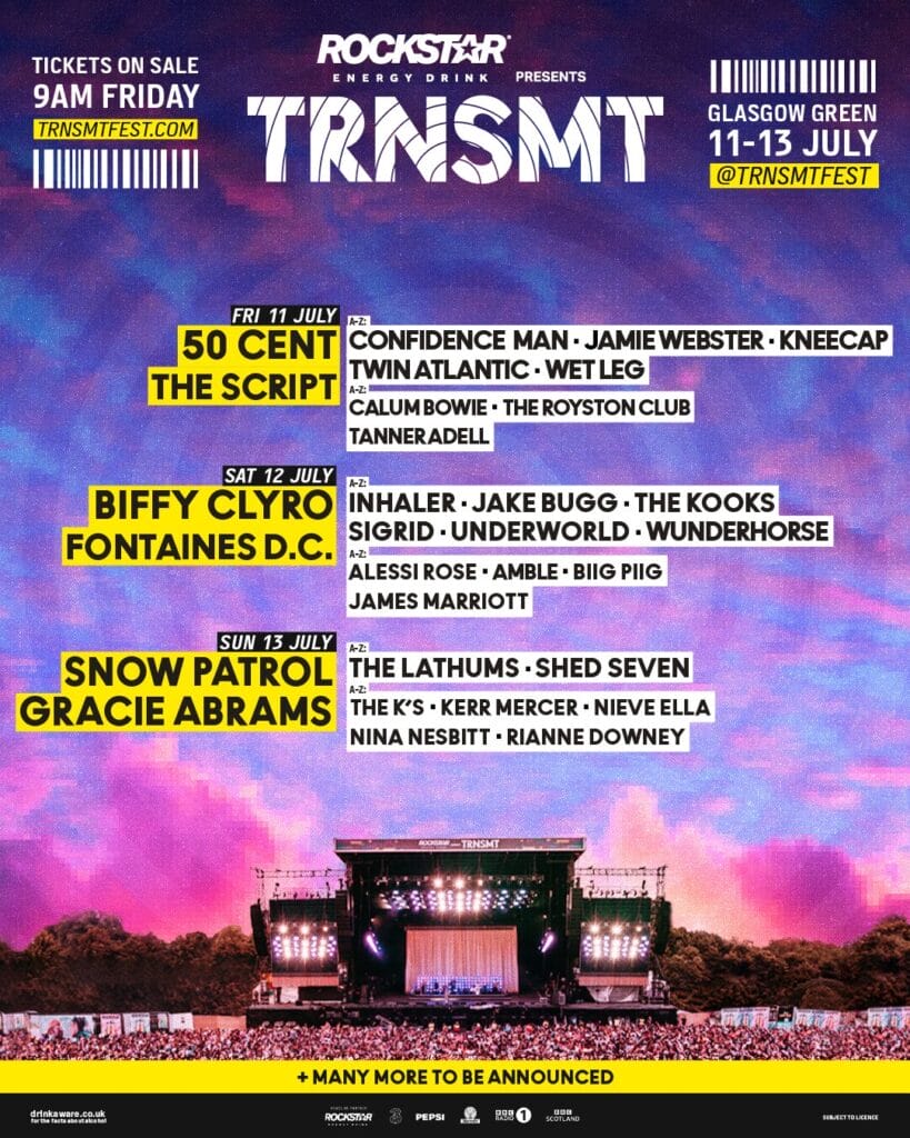 Three UK offers exclusive presale TRNSMT festival tickets